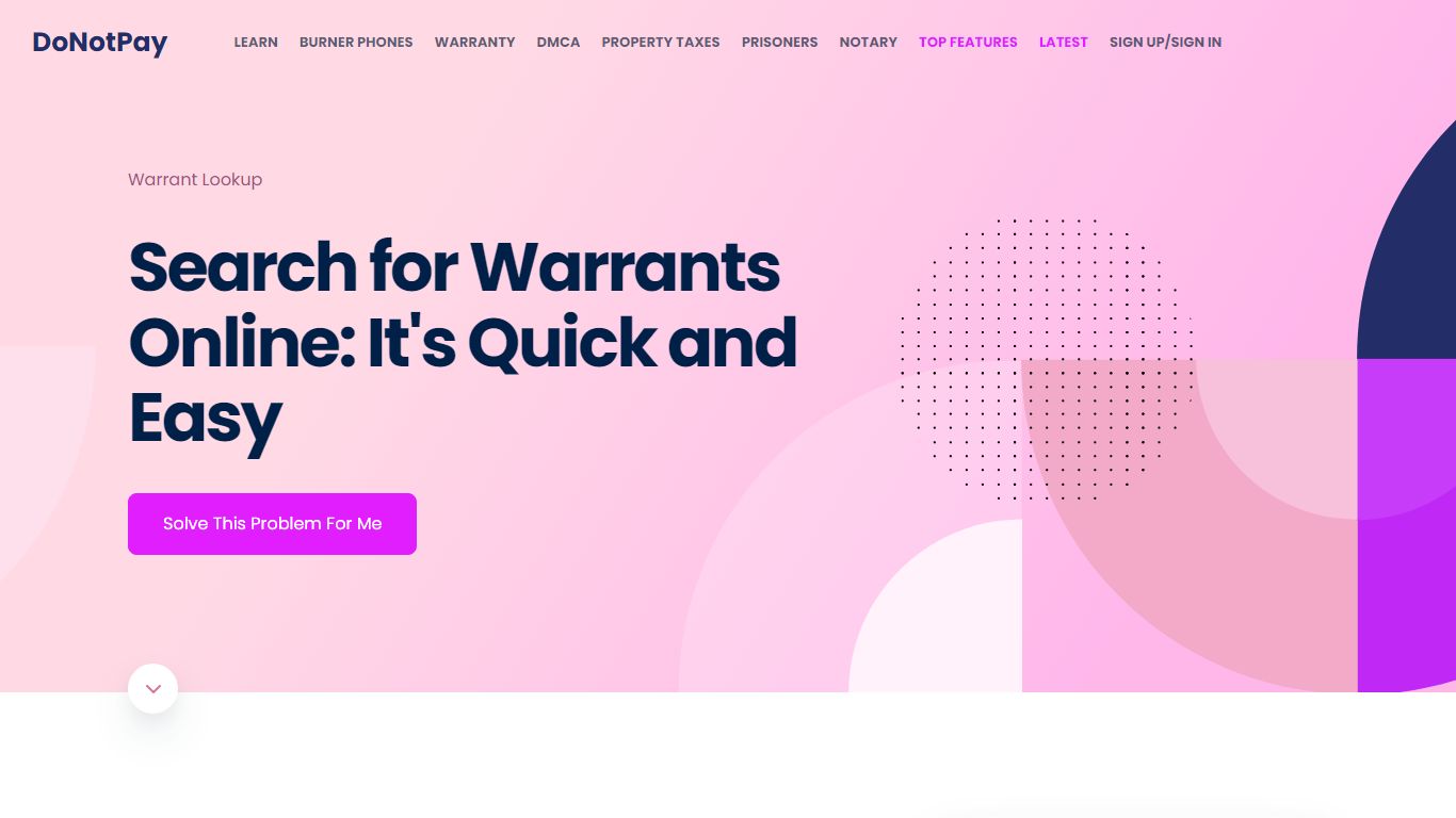Searching for Warrants Online [a full guide] - DoNotPay